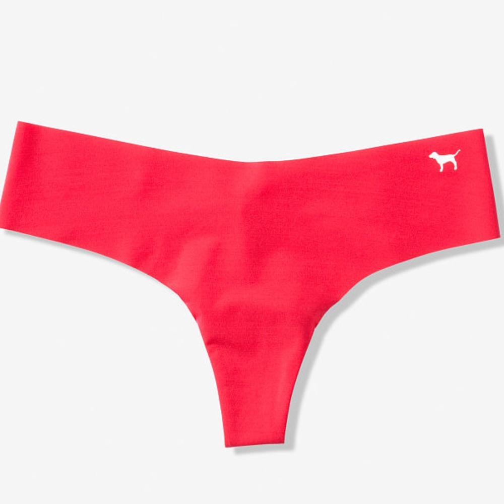 VS PINK ILLUSIONS Smooth Edge Panty No Show Thong Small - Picture 1 of 6